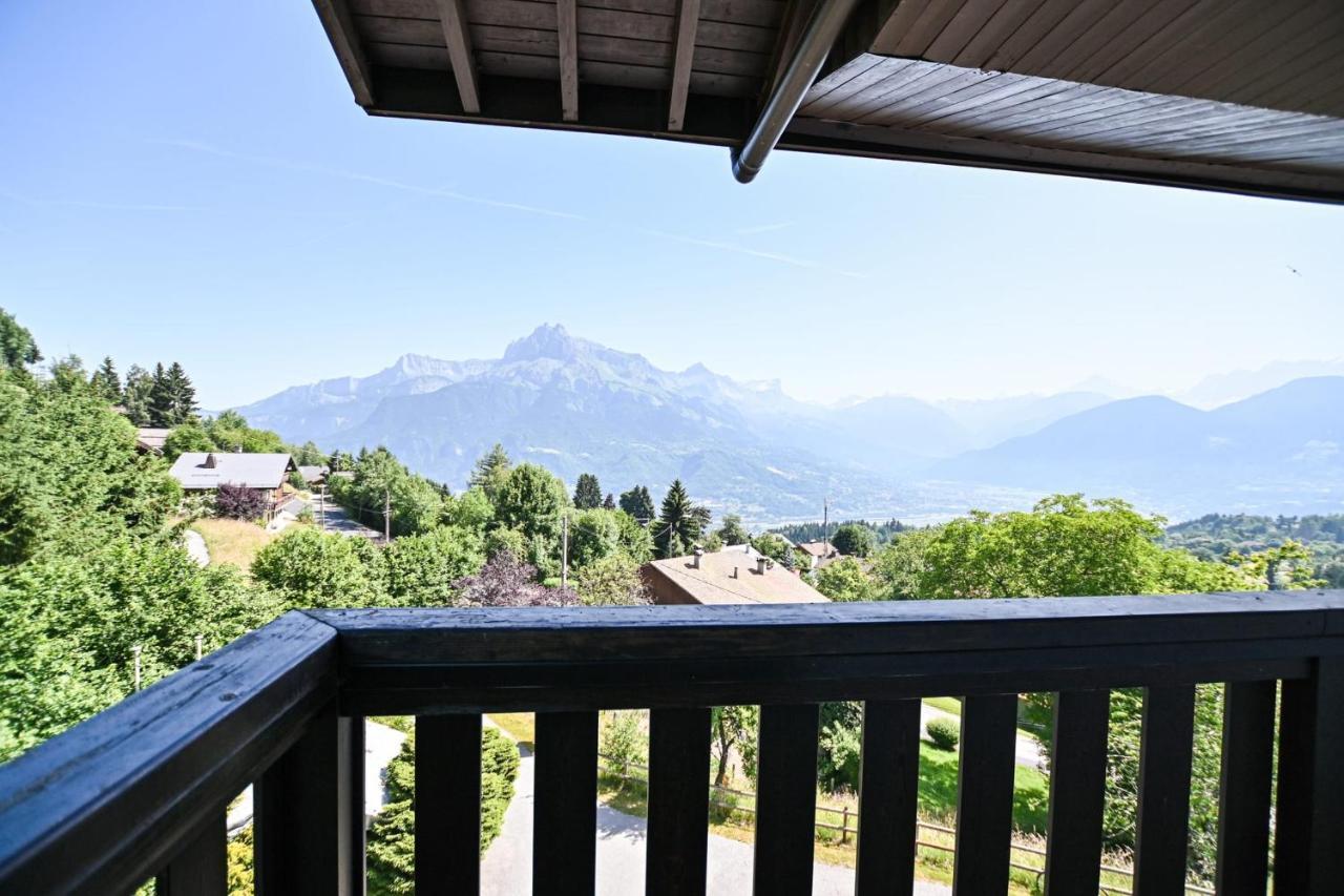 Large Apt 80M Superb View Mont-Blanc 6P Apartment กงบลู ภายนอก รูปภาพ